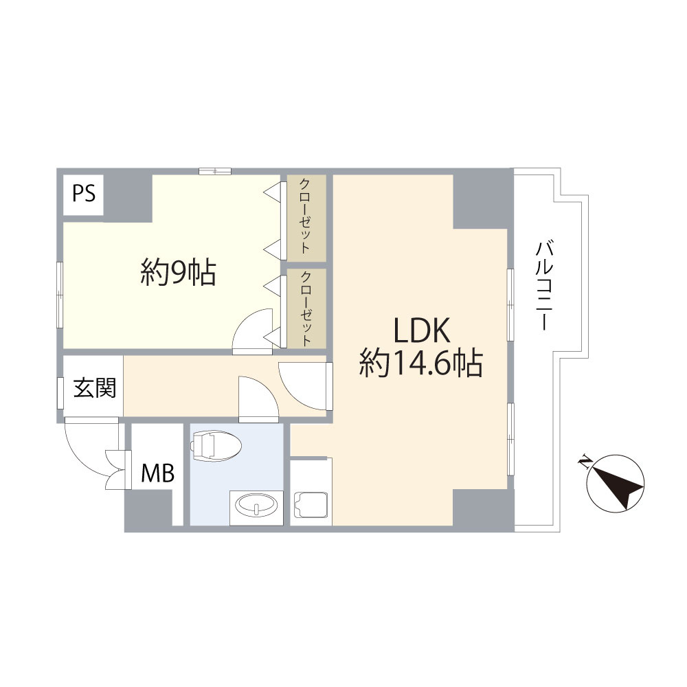 ロイヤルリゾート琵琶湖(琵琶湖眺望)の間取り