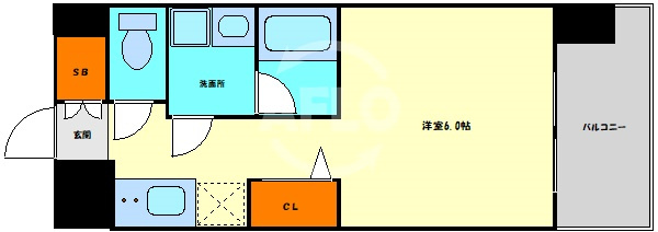 レオンコンフォート都島Ⅱの間取り|レオンコンフォート都島II　間取り