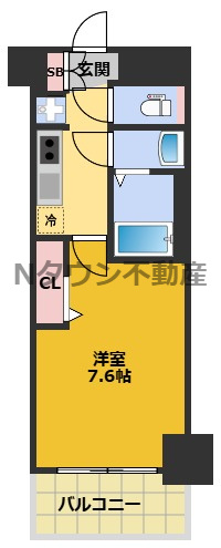 【間取り】 | プレサンス上前津オレシア | 間取りです。