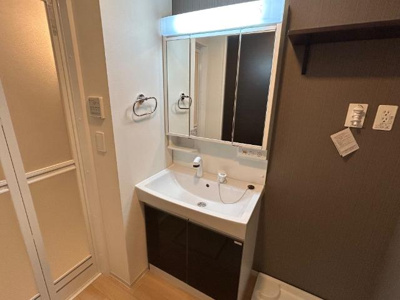 【洗面所】 | 永井川新築アパートＢ棟 | 洗髪洗面化粧台（イメージ）