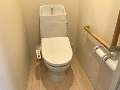 【トイレ】 | 永井川新築アパートＡ棟 | シャワー付きトイレ（イメージ）