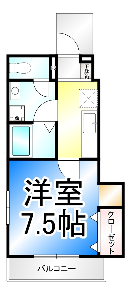 プリマベーラ　Aの間取り