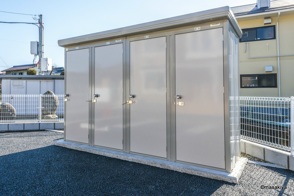 アルヴィータのその他共用部分|外部物置付きです。