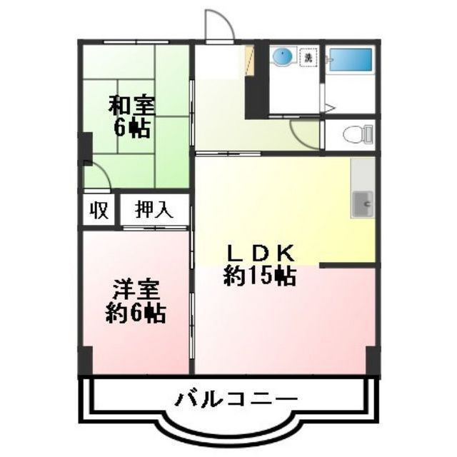 グリーンハイツ福光の間取り