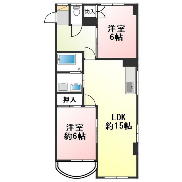 グリーンハイツ福光の間取り