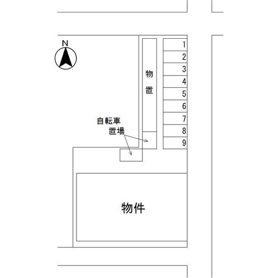 丸国ビルの駐車場