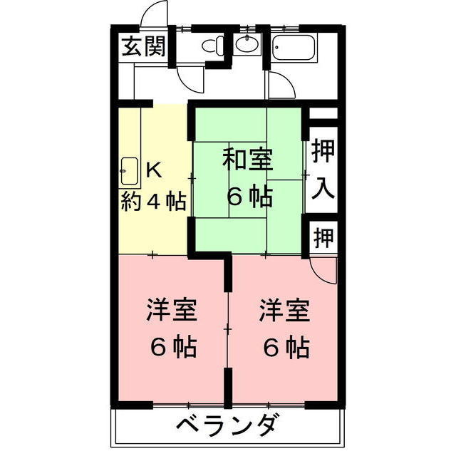 丸国ビルの間取り