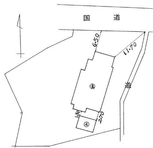 松江市東津田町の区画図|敷地図