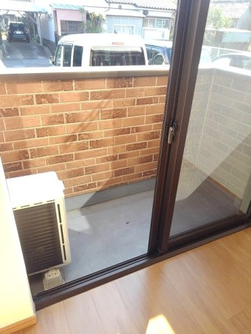 メゾングレイスＡのバルコニー