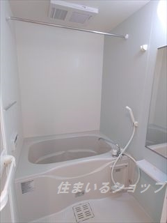 安芸高田市吉田町吉田のアパートの浴室|追い焚き・浴室暖房乾燥機あり