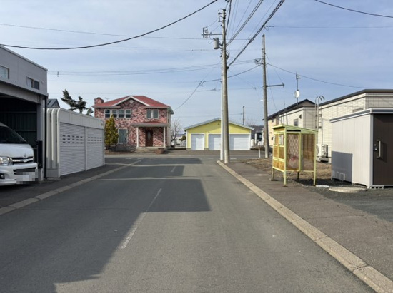 【前面道路含む現地写真】 | 北見市並木町５４０番１３　売地