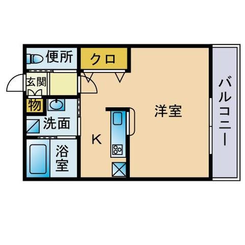 リバル吉塚IIの間取り