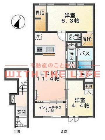 indigoblue【キャッシュバック対象物件】の間取り