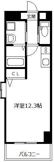 ウェルカム県庁口の間取り