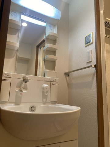 ファレノプシスの洗面所|脱衣スペースもあります