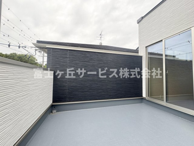 【バルコニー】 | 静岡市駿河区中島 20期 新築一戸建て 1号棟 | 陽当たり良好なバルコニーです