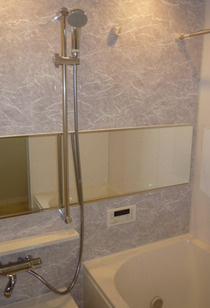 プラシード新町の浴室