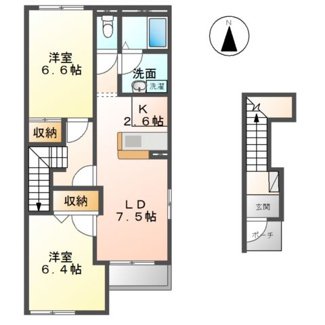 【間取り】 | Green garden（グリーン　ガーデン）