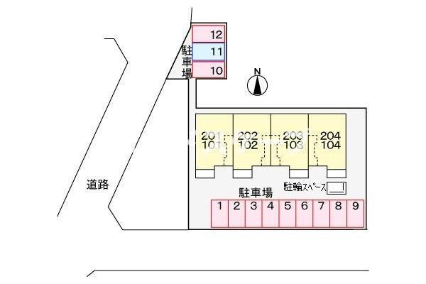 グランメゾン　東高崎Ⅰの駐車場|高崎、前橋のお部屋探しはエンドスケープまで！お客様の理想お聞かせ下さい♪