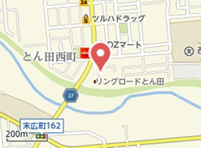 【地図】 | 北見市とん田東町540番27、540番14、540番10　売地