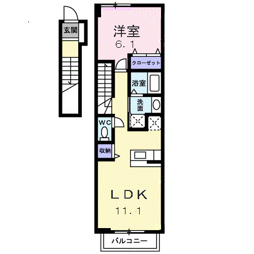 プレッソ　モルティの間取り