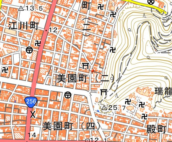  岐阜県岐阜市　全空アパートの地図