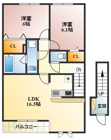 アベンシスの間取り
