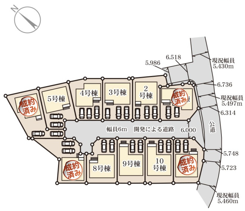■■　八重瀬町具志頭-全11棟の区画図