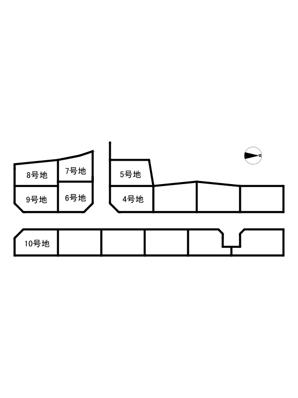 姫路市勝原区大谷/売土地の区画図