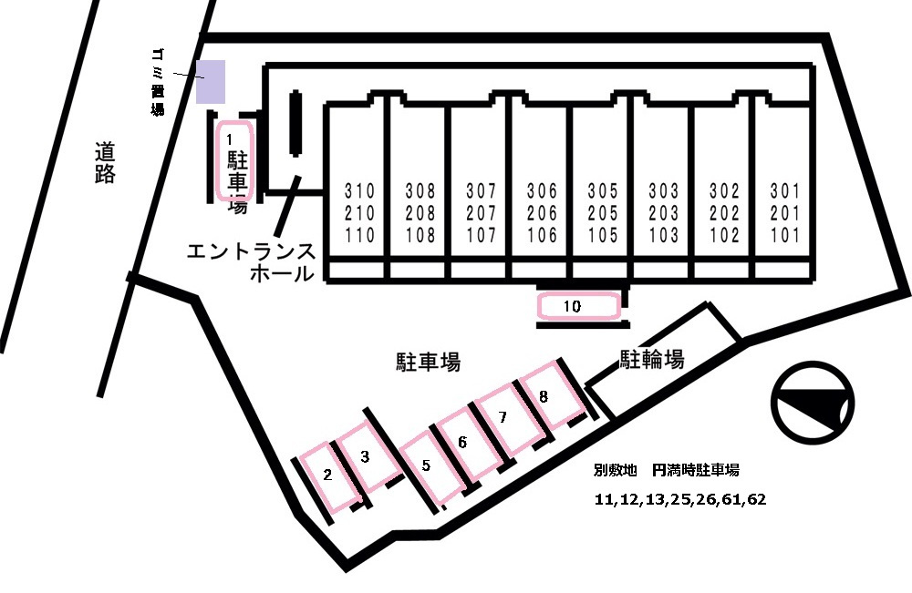 プラティークの区画図