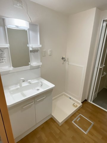 大阪市城東区森之宮２丁目の賃貸マンションの洗面所