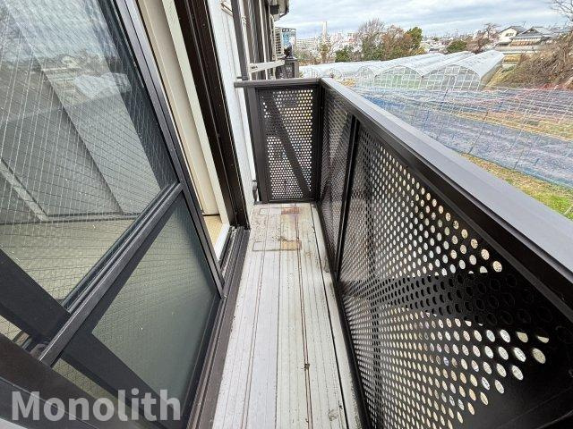 リバーサイドシティ麻生川のバルコニー