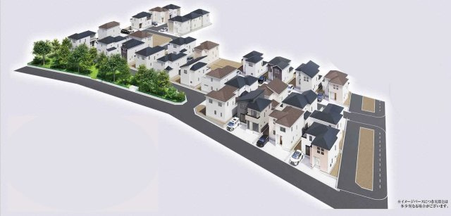 【外観パース】 | 桶川市加納６期　全32棟