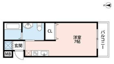 Giulia須磨浦Ⅰの間取り