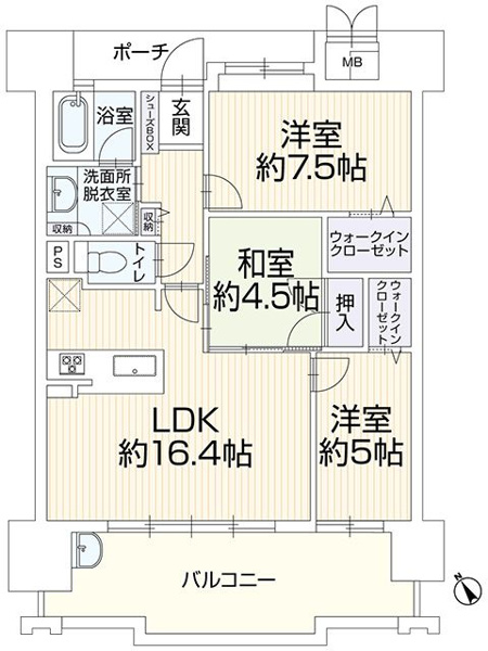 【間取り】 | オーヴィジョン照葉アクアテラス☆仲介手数料無料☆