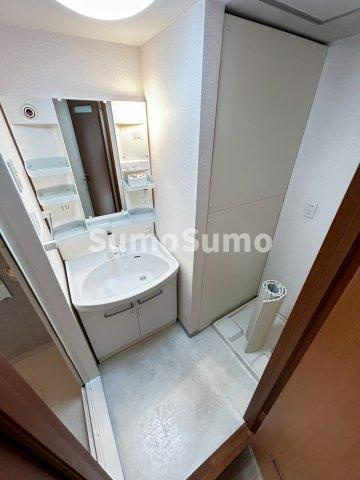 ウィズプレジール若王寺の洗面所|忙しい朝には欠かせない洗面所です