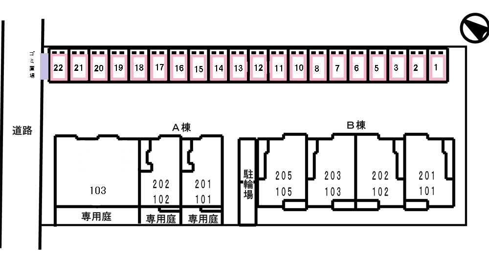 マーヴェラスＡの区画図
