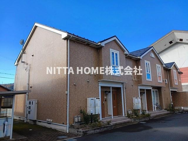 マーヴェラスＡの外観|敷金礼金ナシ★駅徒歩圏内◎角部屋の南西向きで日当たり良好＊