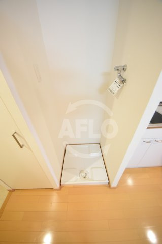 アリヴィオ夕陽ヶ丘　五条小学校区の設備|アリヴィオ夕陽ヶ丘　室内洗濯パン