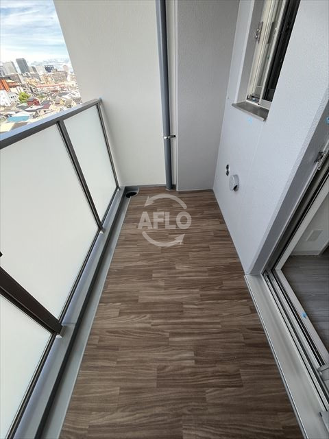 プレサンスＯＳＡＫＡ東成中本ハーヴィルのバルコニー|プレサンスＯＳＡＫＡ東成中本ハーヴィル　バルコニー