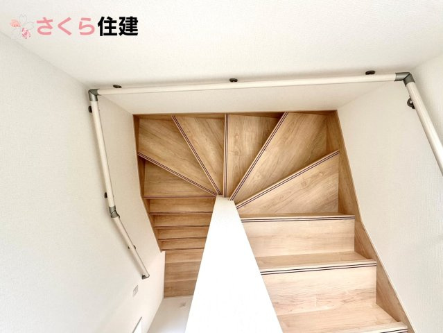 クレイドルガーデン　宇都宮市川田町第6　10号棟のその他共用部分|あると便利！手すり！！階段を昇り降りの際転落防止にもなります。