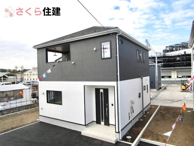 クレイドルガーデン　宇都宮市川田町第6　11号棟の外観|11号棟　只今建設中！防犯カメラ付き住宅♪周辺環境好立地です。詳細はお気軽にお問い合わせください。