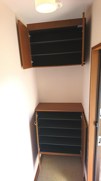 グリーンハイツの玄関