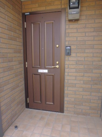 グリーンハイツの玄関