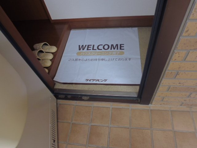 グリーンハイツの玄関