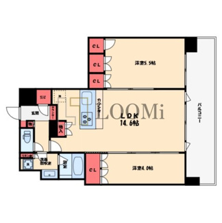 【間取り】 | Noire北堀江