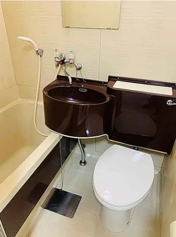 大阪市東成区　1棟収益マンションの浴室