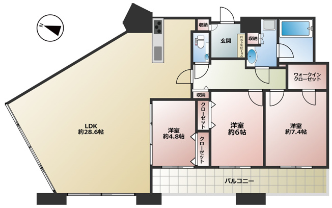 【間取り】 | センターマークスタワー
