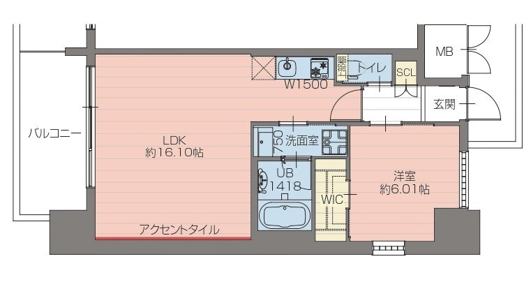 プレジオ梅田の間取り