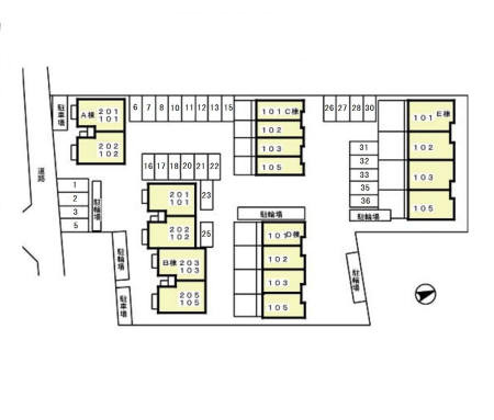 花水木　Ｄの区画図